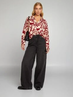 Kiabi Femme - Chemisier à Fleurs - AOP BDX - Drest