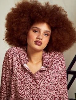 Kiabi Femme - Chemisier Fluide Fleuri - REDWHBAS - Drest -Pas Cher Mode Séduisante Magasin chemisier fluide fleuri rouge aee36 5 frf4