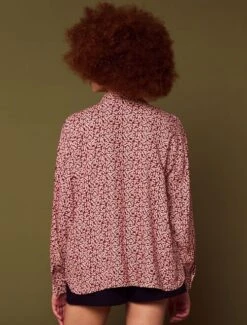 Kiabi Femme - Chemisier Fluide Fleuri - REDWHBAS - Drest -Pas Cher Mode Séduisante Magasin chemisier fluide fleuri rouge aee36 5 frf5