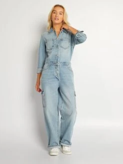 Kiabi Femme - Combinaison En Denim - DOUBLE_STO - Drest