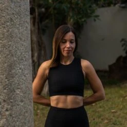 Guya Gang Femme - Crop Tank Noir Hive - Drest