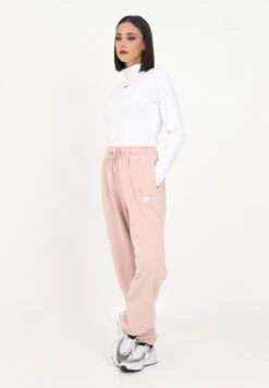 Nike - Pantalon De Survêtement Mi-haut En Molleton Sportswear Club Pink - Drest