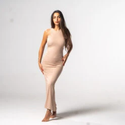 Guya Gang - Easy Fit Dress - Beige - Drest