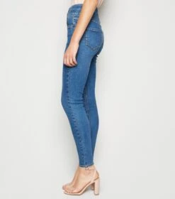 New Look Jean Skinny Bleu Vif Sculptant Et Push-up à Taille Haute - Drest -Pas Cher Mode Séduisante Magasin jean skinny bleu vif sculptant et push up C3A0 taille haute 2 scaled 1