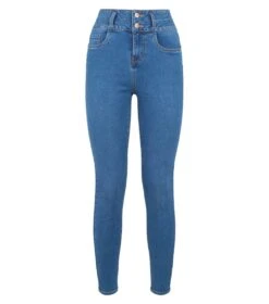 New Look Jean Skinny Bleu Vif Sculptant Et Push-up à Taille Haute - Drest -Pas Cher Mode Séduisante Magasin jean skinny bleu vif sculptant et push up C3A0 taille haute 3 scaled 1