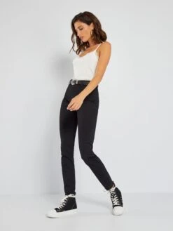 Kiabi Femme - Jean Skinny Fit / Coupe Très Ajustée - Noir - Drest -Pas Cher Mode Séduisante Magasin jean skinny fit coupe tres ajustee noir zq822 2 frb1