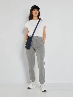 Kiabi Femme - Jogging En Molleton - Gris Foncé - Drest