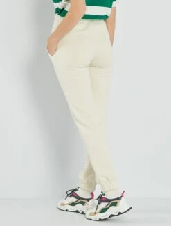 Kiabi Femme - Pantalon De Jogging 'New York' - Beige - Drest -Pas Cher Mode Séduisante Magasin pantalon de jogging new york beige adz43 2 frf3