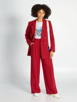 Kiabi Femme - Pantalon Large à Taille Haute - RHUBARB - Drest