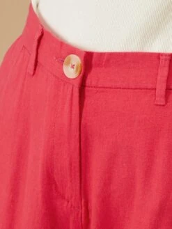 Kiabi Femme - Pantalon Large En Lin - Rose - Drest -Pas Cher Mode Séduisante Magasin pantalon large en lin rose zs712 2 frb5