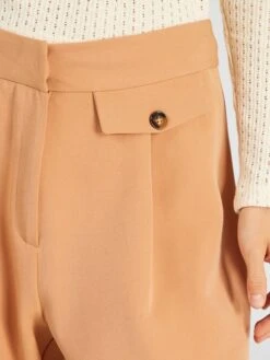 Kiabi Femme - Pantalon Large - MACAROON - Drest -Pas Cher Mode Séduisante Magasin pantalon large marron bfj28 3 frb4