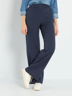 Kiabi Femme - Pantalon Large - Noir - Drest