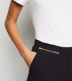 New Look Pantalon Slim Noir Stretch à Zips à L’avant - Drest -Pas Cher Mode Séduisante Magasin pantalon slim noir stretch C3A0 zips C3A0 lE28099avant 4 scaled 1