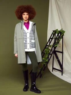 Kiabi Femme - Pantalon Taille Hautes Avec Boutons Fantaisie - Kaki - Drest