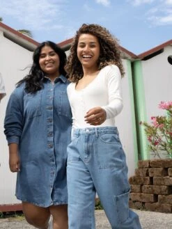 Kiabi Femme - Pantalon Wide Leg Avec Poches Plaquées - DOUBLE_STO - Drest