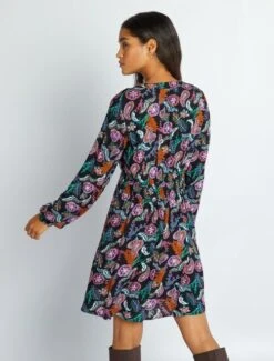 Kiabi Femme - Short Crepon Dress - CRUSHBACK - Drest -Pas Cher Mode Séduisante Magasin robe courte en crepon noir aiw86 2 frf3