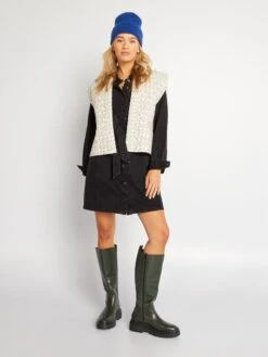 Kiabi Femme - Robe En Jean - Noir - Drest