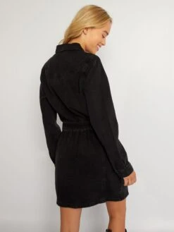 Kiabi Femme - Robe En Jean - Noir - Drest -Pas Cher Mode Séduisante Magasin robe en jean noir apl23 1 frb3
