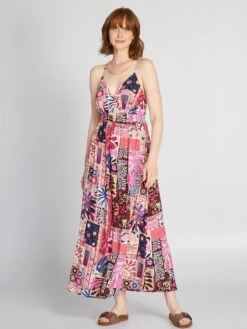 Kiabi Femme - Robe Longue Imprimée - AOP NEO - Drest