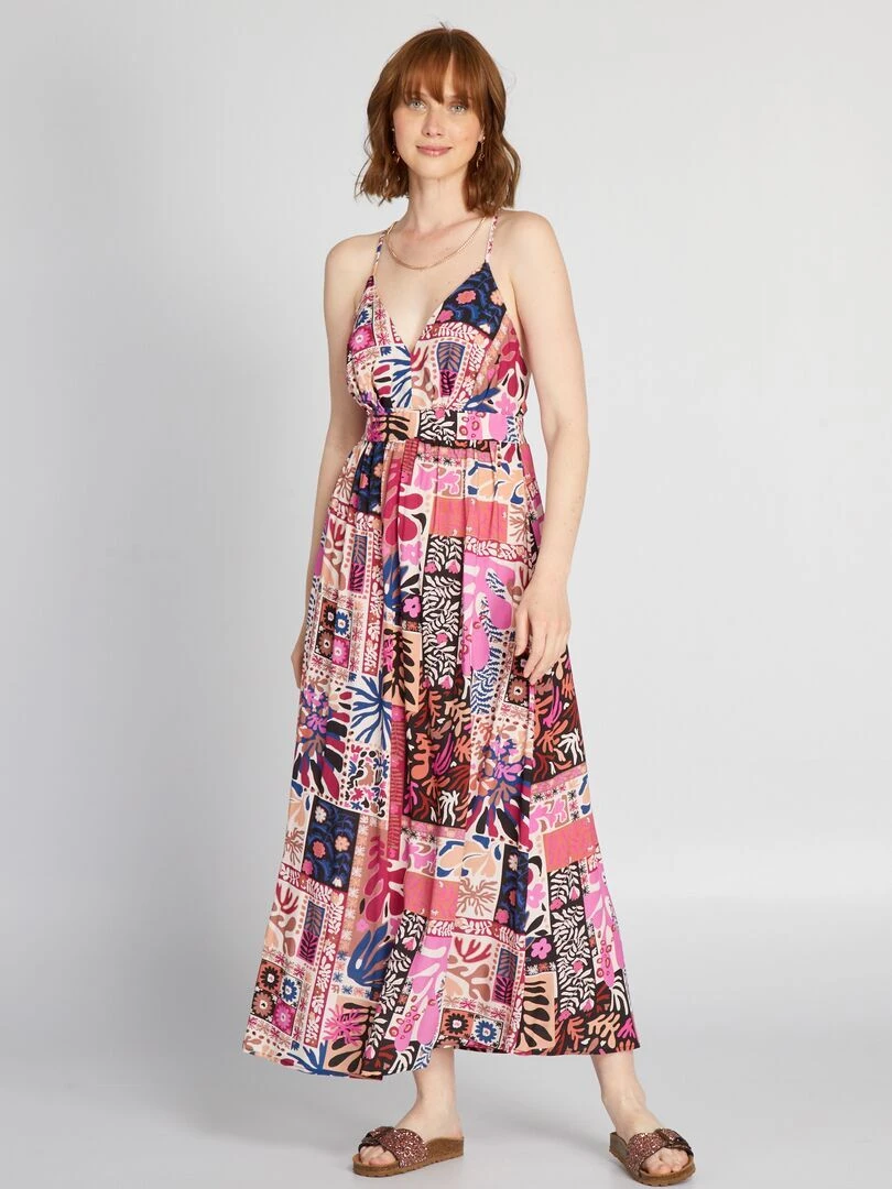Kiabi Femme - Robe Longue Imprimée - AOP NEO - Drest 1 Kiabi Femme - Robe Longue Imprimée - AOP NEO - Drest
