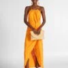 Kiabi Femme - Robe Longue - ORANGE SUN - Drest