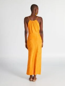 Kiabi Femme - Robe Longue - ORANGE SUN - Drest -Pas Cher Mode Séduisante Magasin robe longue orange ams67 1 frb3