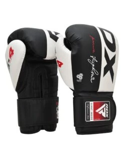 RDX - Gants De Boxe En Cuir S4 - Noir - Drest