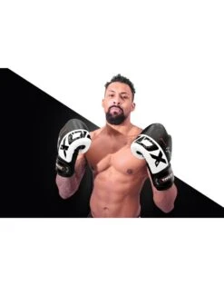 RDX - Gants De Boxe En Cuir S4 - Noir - Drest -Pas Cher Mode Séduisante Magasin s4 boxing sparring gloves hook loop 3