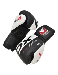 RDX - Gants De Boxe En Cuir S4 - Noir - Drest -Pas Cher Mode Séduisante Magasin s4 boxing sparring gloves hook loop 5