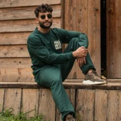Guya Gang - Sweatpants - Pine - Drest -Pas Cher Mode Séduisante Magasin sweatpants men green 3