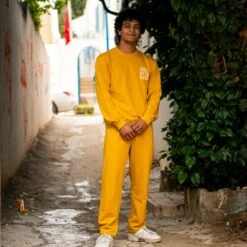 Guya Gang - Sweatpants - Honey - Drest -Pas Cher Mode Séduisante Magasin sweatpants men yellow 4
