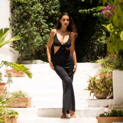 Guya Gang Femme - Robe Gaïa Noir - Drest